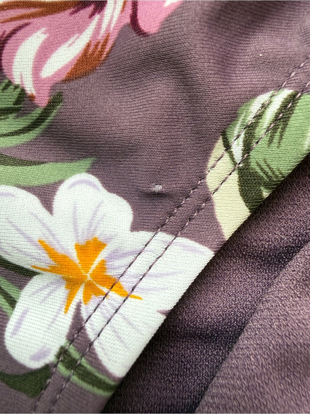 KONA SOL - PURPLE FLORAL SWIM SET - MEDIUM TOP/ LARGE BOTTOM - Picture 9 of 9